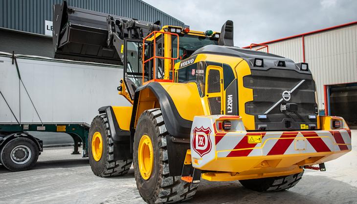 One of AV Dawson's new Volvo L220H wheel loaders Volvo L220H wheel loader