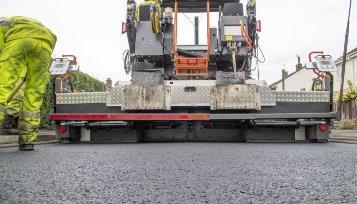 LCC's new Volvo P6870D paver Volvo P6870D paver