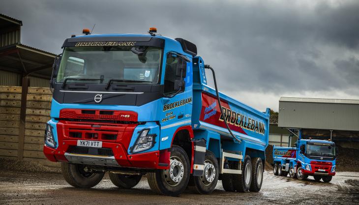 Volvo make a winning return at Brocklebank & Co Demolition with 12 new FMX tippers Volvo make a winning return at Brocklebank & Co Demolition with 12 new FMX tippers