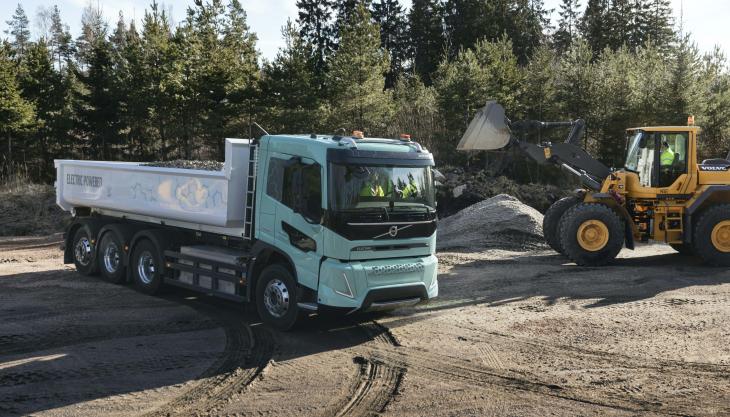 Volvo electric concept truck