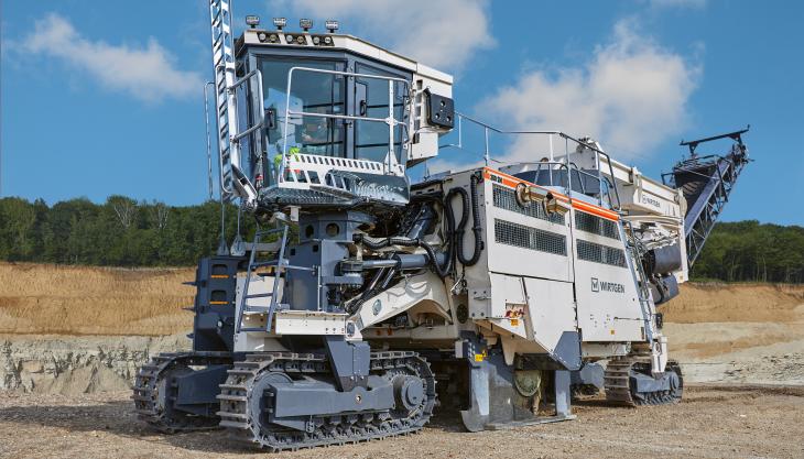 The new 280 SM(i) surface miner from Wirtgen Surface miner