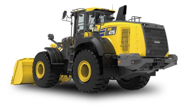 The next-generation Komatsu WA475-10 wheel loader Komatsu WA475-10 wheel loader