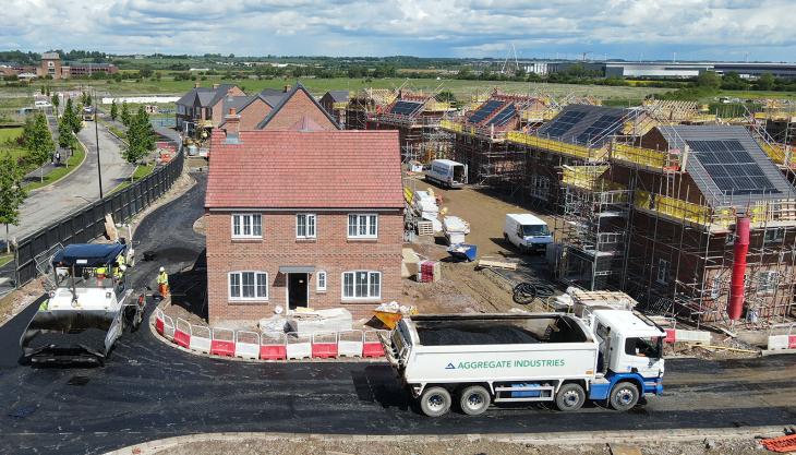 Warm-mix asphalt is now standard across Aggregate Industries' product range Warm-mix asphalt