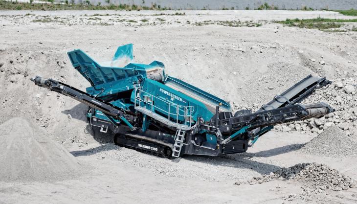 Powerscreen Warrior 2100 triple-shaft screen Powerscreen Warrior 2100 triple-shaft screen