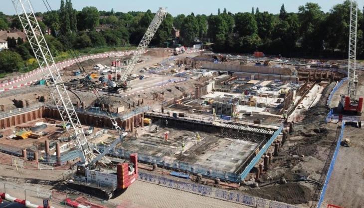 The Sandwell Aquatic Centre under construction CEMEX