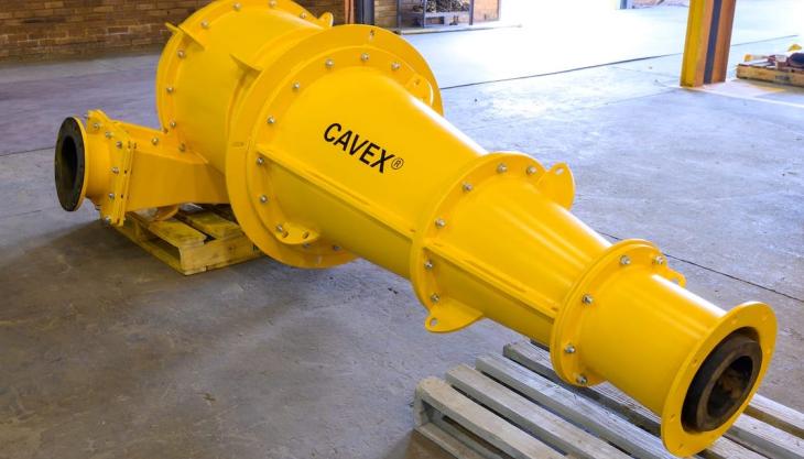The new Cavex 2 650 hydrocyclone from Weir Minerals Cavex 2 650 hydrocyclone