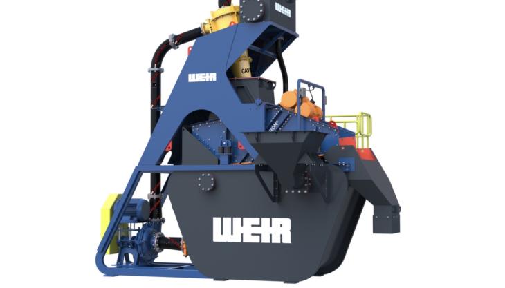 The new Weir Minerals sand wash plant Sand wash plant