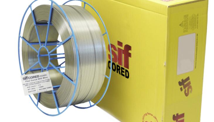 SifCored rutile flux cored welding wire