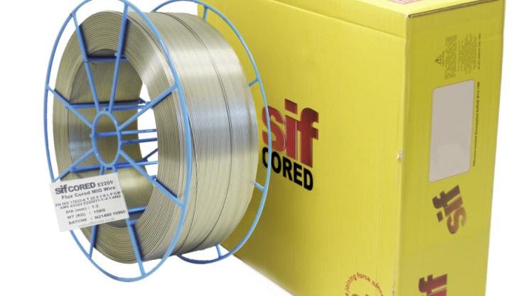 SifCored rutile flux cored welding wire