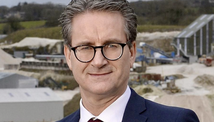 Gary Wilmot, chief executive officer of Kilwaughter Minerals Gary Wilmot
