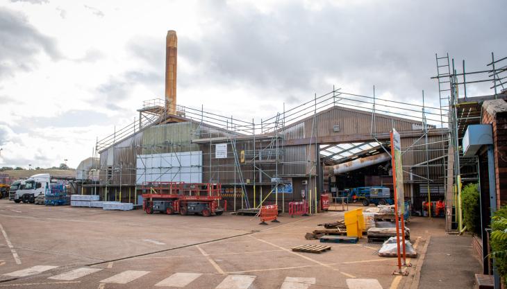 Demolition of Forterra's existing Wilnecote brick factory has now started Wilnecote