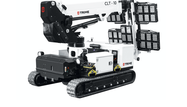 The new Trime X-Mine Monster lighting tower Trime X-Mine Monster lighting tower