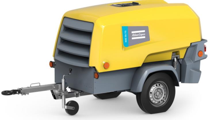 New Atlas Copco two-tool XAS 58 compressor