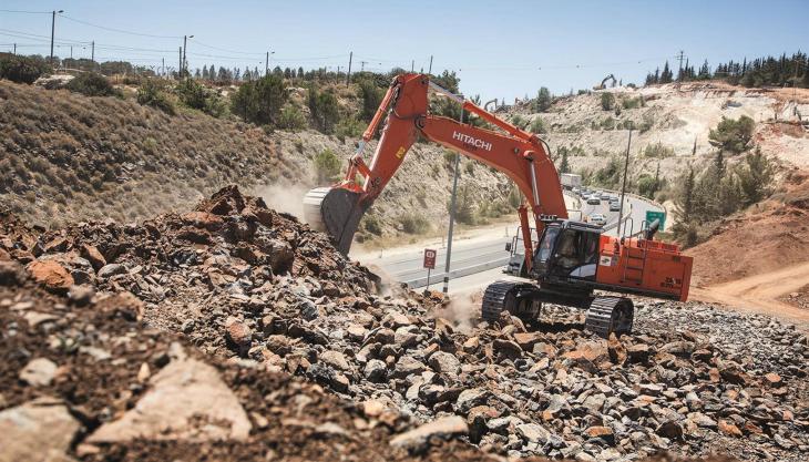 Hitachi excavator