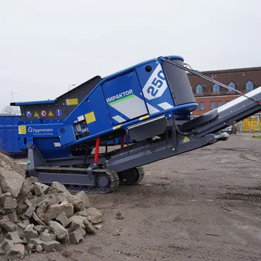 Eggersmann Impaktor 250 mobile crusher 