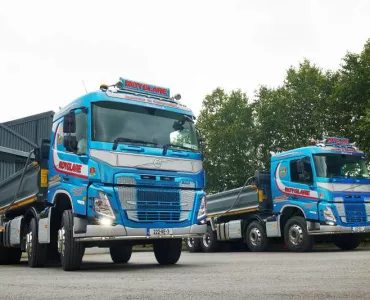 Moyglare Sand & Gravel have taken delivery of two new Volvo FM 8x4 tippers