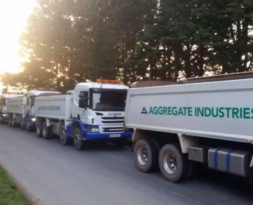 Aggregate Industries trucks