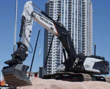 Develon Concept-X2 autonomous DX255-CX crawler excavator
