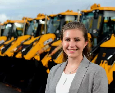 Hannah Hurdley joined JCB through the Early Careers Programme