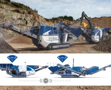 Kleemann crushing plants can now be safely connected via radio thanks to wireless line coupling