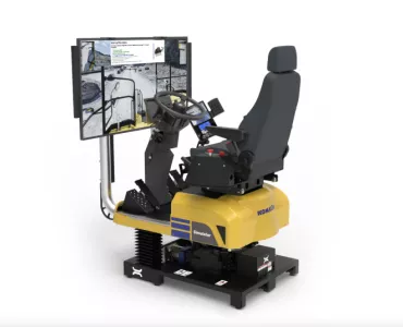 Komatsu simulator for rigid dumptrucks