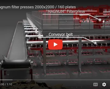 Matec - 11 Magnum filter presses 2000x2000 / 160 plates