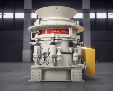 The new Nordberg HP200e cone crusher from Metso Outotec