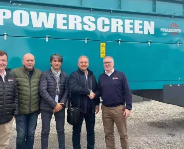 Powerscreen and IRCAT team 