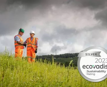 Silver EcoVadis Sustainability Rating assessment for Sibelco