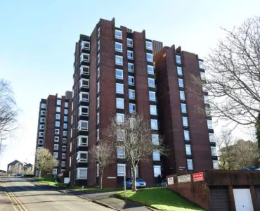 Boundary Court tower block in Stoke-on-Trent