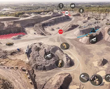 Volvo CE are helping operators to see the bigger picture with their Connected Map solution