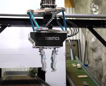 Autonomous waste sorting robot from ZenRobotics