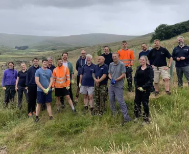 Since the partnership began in 2020, Tarmac volunteers have planted 7,200 trees in the Yorkshire Dales and the surrounding areas