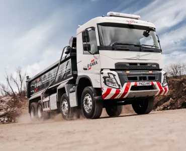 Manchester-based O’Gara have added four new Volvo FMX 420 8x4 rigid tippers to their fleet 