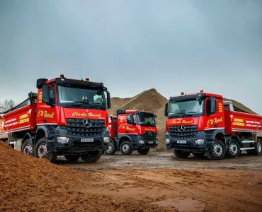 CW Russell’s latest Mercedes-Benz 8x4 Arocs 