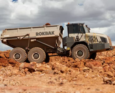 Aerolite Quarries’ Rokbak RA30 articulated hauler