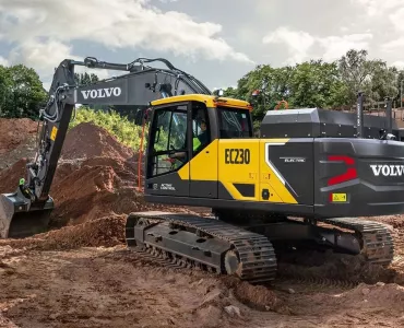 Volvo CE’s EC230 electric excavator