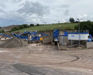 Overview of Campbell Contracts’ Letterbailey Quarry with the CDE AquaCycle thickener