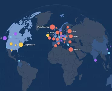 Preliminary data from the Green Cement Technology Tracker reveals that initiatives for carbon capture technologies are under way worldwide