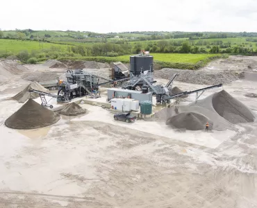 Terex Washing Systems' plant at Keohane Readymix site in County Cork, Ireland