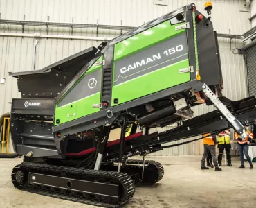 The new Terex-designed Caiman 150 shredder from EvoQuip