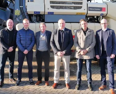 Metso officials visiting McHale Plant Sales' Dublin base
