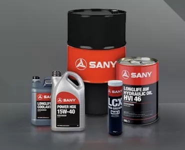 SANY UK have launched a brand-new range of lubricant products