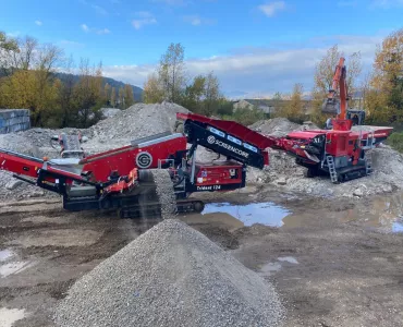 Screencore crushing and screening train turns C&D waste into profit