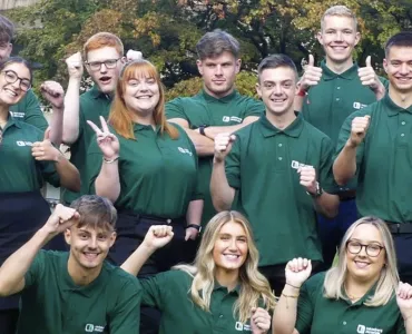 Part of this year’s intake of graduate management trainees and higher apprentices at Heidelberg Materials