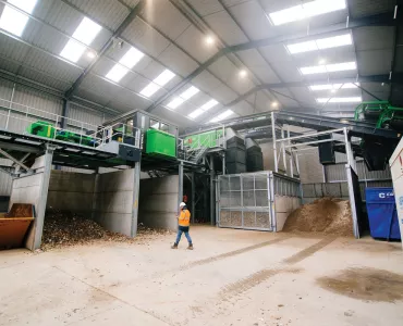 Collard’s new Terex waste-processing plant at their Reading recycling depot