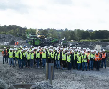 EvoQuip hosted a successful Open Day at Behan’s Quarry, near Dublin, on 4 October, with more than150 guests from across Europe, Australia, New Zealand, and North America in attendance