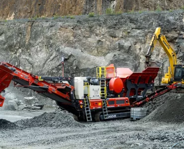 The new fully electric UJ443E heavy jaw crusher from Sandvik