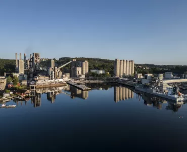 Heidelberg Materials’ Brevik cement plant in Norway