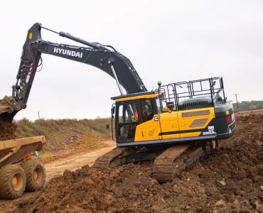 HD Hyundai HX300AL crawler excavator 